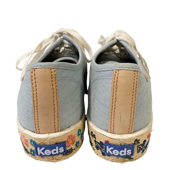 Keds x Rifle Paper Co. Rosalie Embroidered Triple Kick Sneakers in Size US 7 - Picture 10 of 15